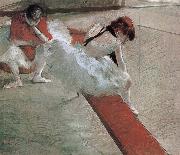 Edgar Degas Dancer have a break Germany oil painting artist